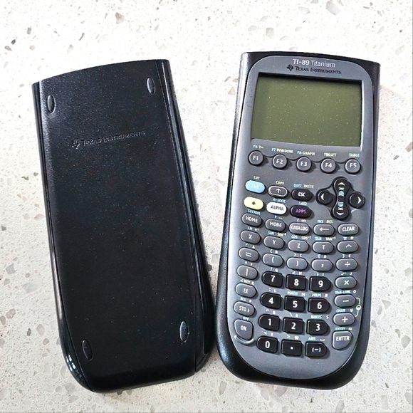 Texas Instruments TI-89 Titanium Graphing Calculator - Gray and Black - Picture 1 of 5